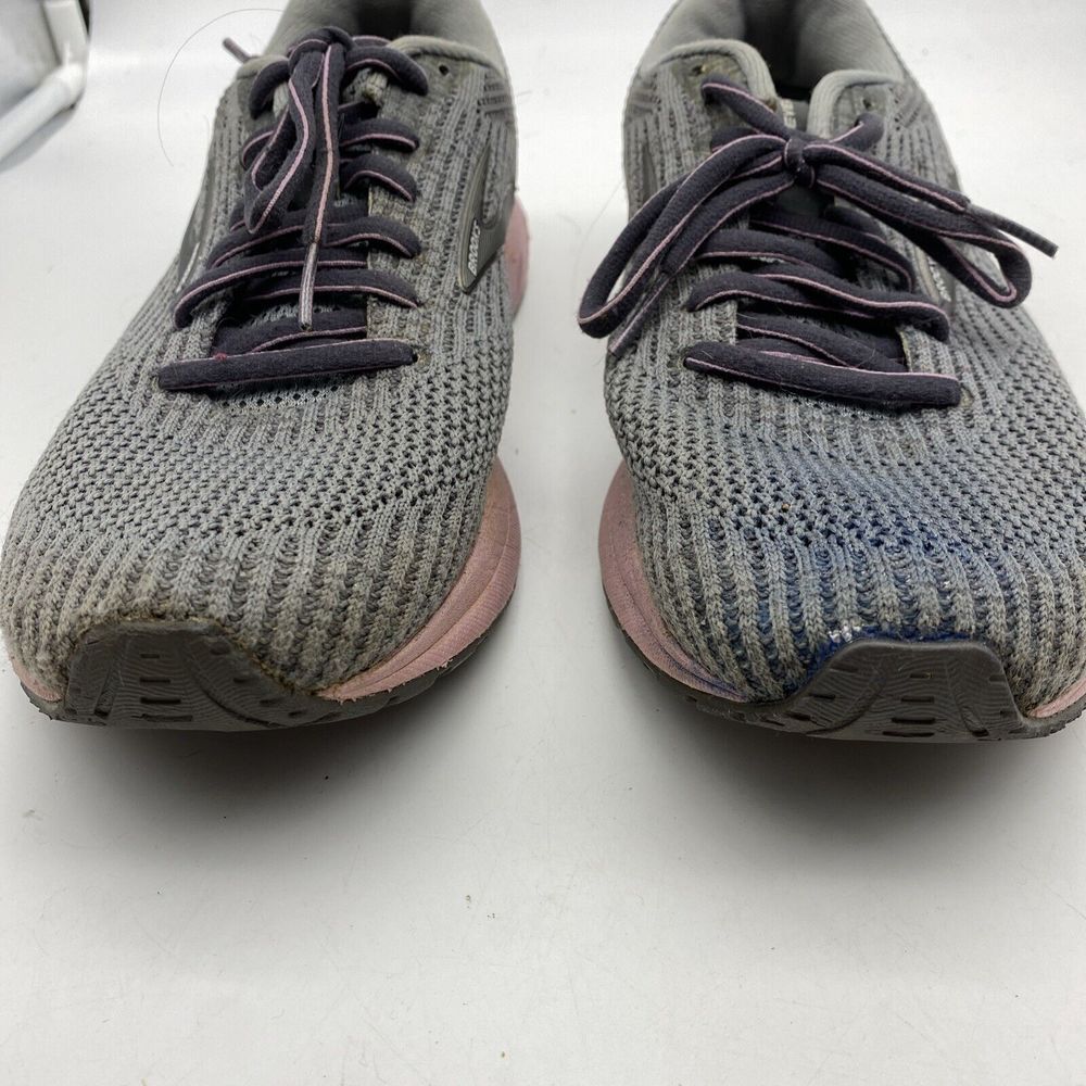Brooks Shoes Revel 3 Womens 9 Gray Pink Running Athletic Sneakers Gym Walking - Picture 6 of 16